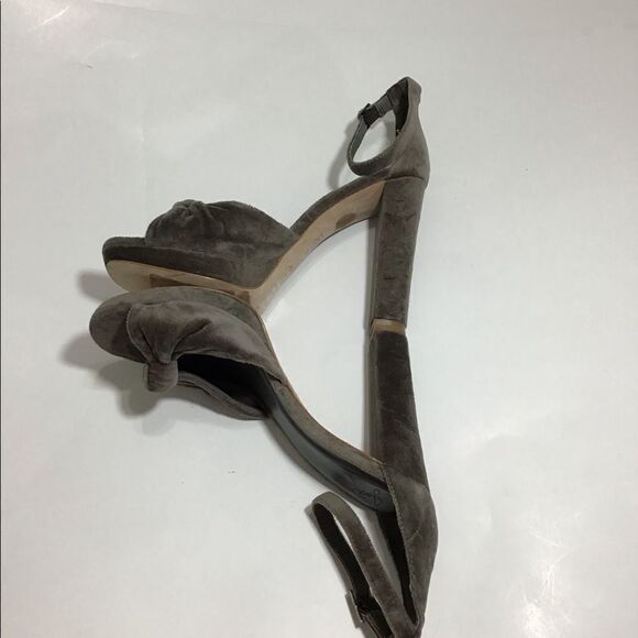 Joie Nabila Velvet Chunky Heel Platform Sandal Size 39 - Picture 3 of 8